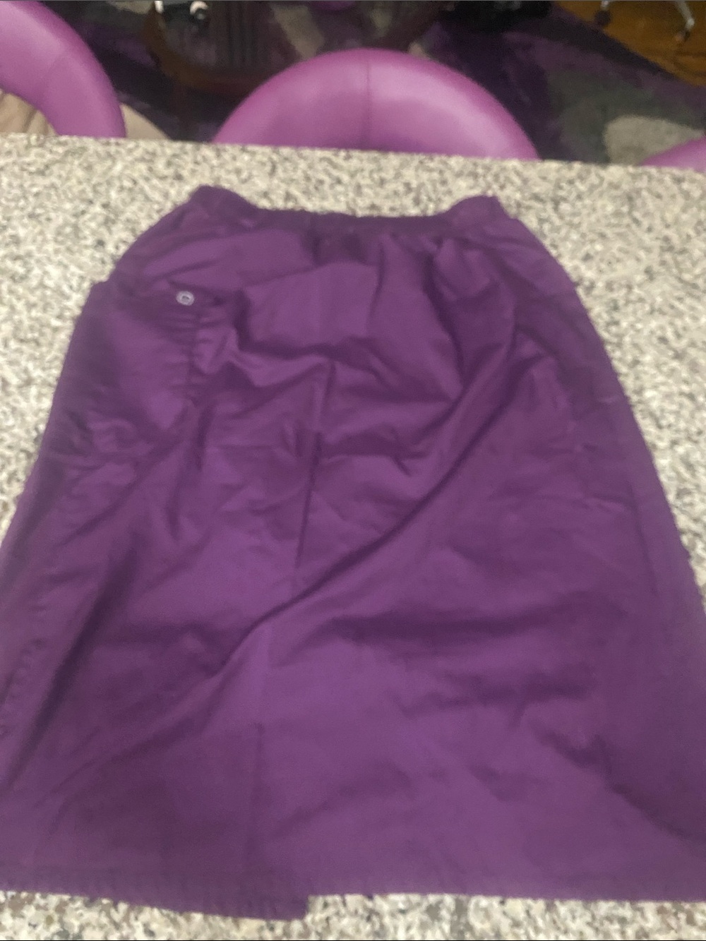 WonderWink scrub skirt Purple Midi A-Line Skirt
